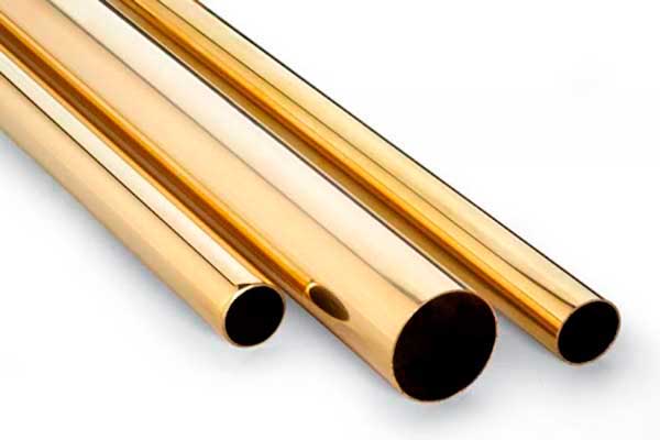 Tubos redondos de latão
